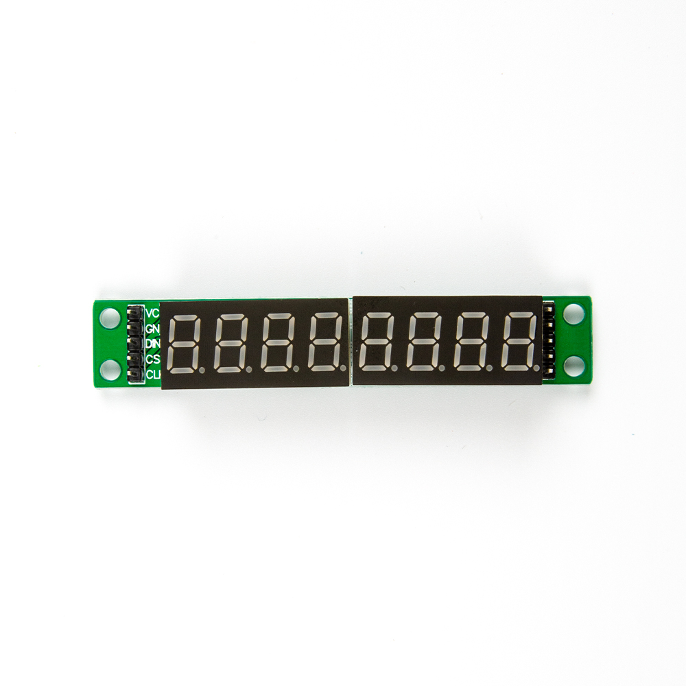 Цифровой дисплей MAX7219, (съёмные индикаторы)